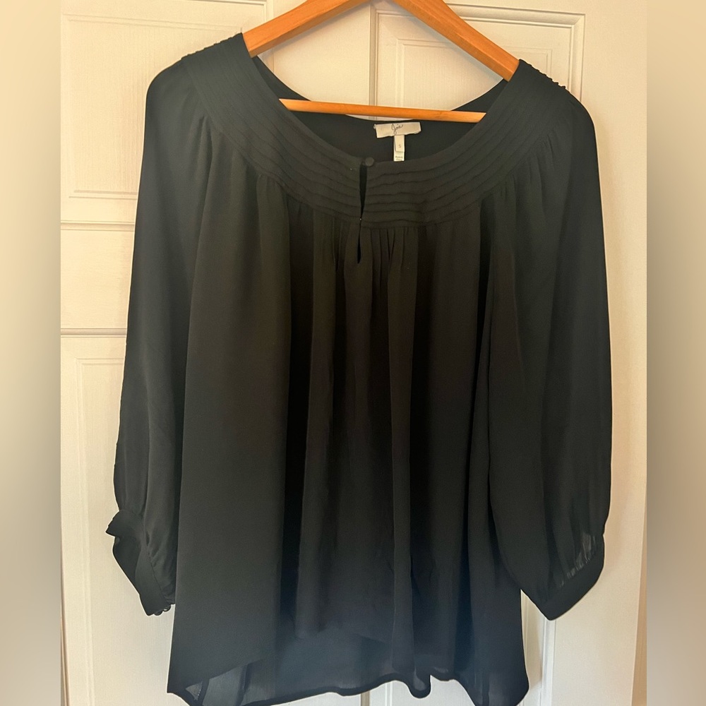 Beautiful flowing silk blouse